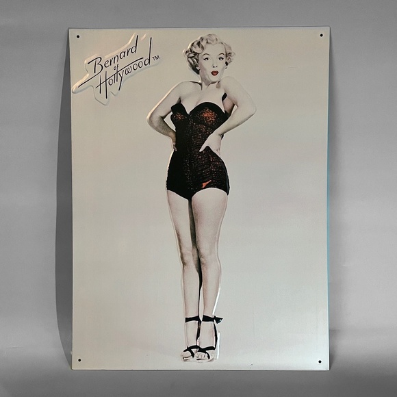 Marilyn Monroe Other - Marilyn Monroe "Bernard of Hollywood" Metal Sign
